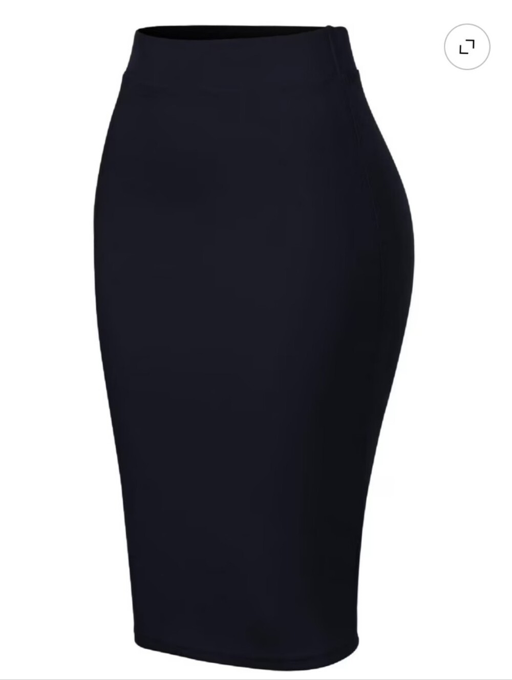 NWOT Black WOW COUTURE Bodycon Bandage Pencil Skirt S Pull-On Sculpting Wiggle